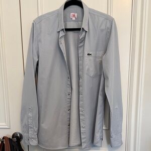 Lacoste LIVE Light Blue Button-Up Shirt